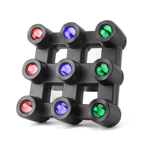 RGBW Multi Color 9 Eyes LED Matrix Spider Beam Light para equipos de DJ FD-BP940