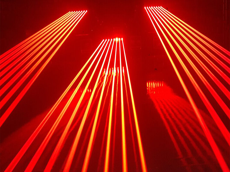 4W 8 Eyes Lazer Beam Bar Cabeza móvil Etapa Luz láser para DJ Night Club Disco FD-L18