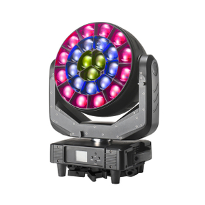 Iluminación principal móvil FD-LM2460B de la etapa del zoom del lavado del pixel LED del ojo grande 24x60W