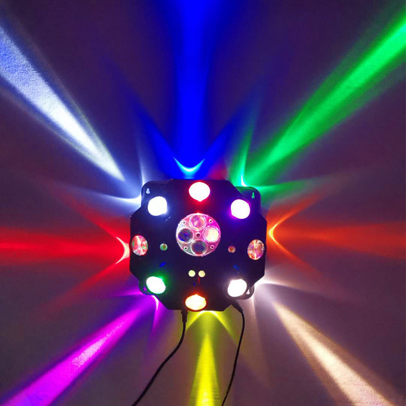 Luz de DJ de ojo de abeja láser de haz de escenario LED para fiesta disco FD-ML011